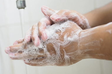 Handwashing in Reception - 2024